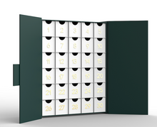 Load image into Gallery viewer, thirty calendar boxes countdown to eid white and gold drawer boxes